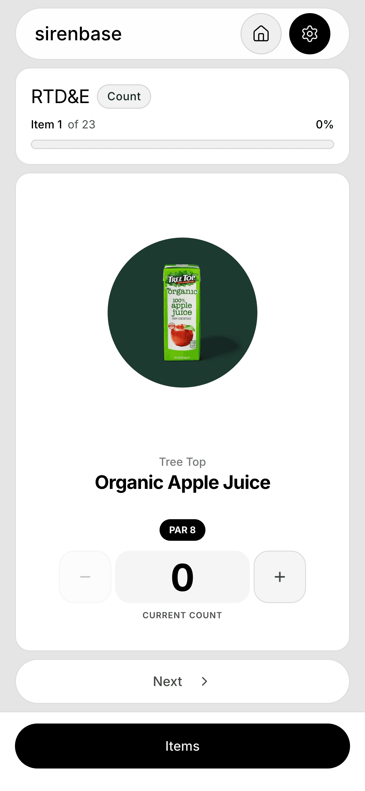 RTD&E Counting preview